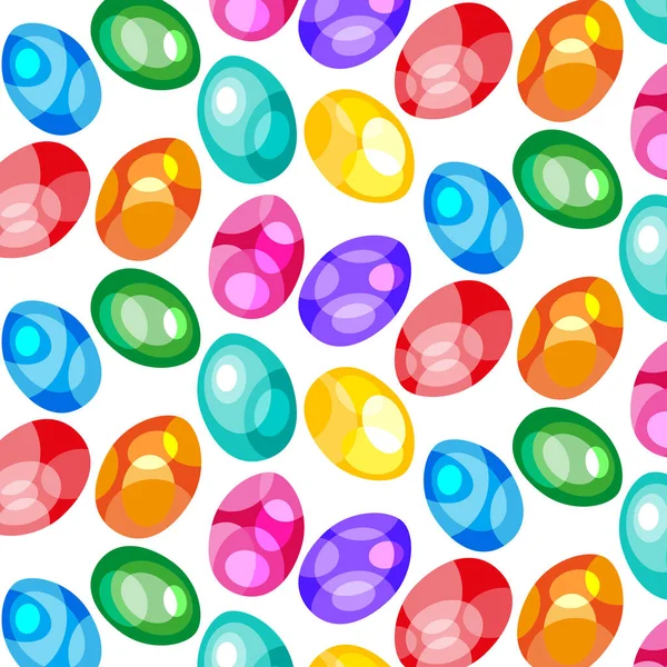 Naadloos paaspatroon met eieren — Stockfoto