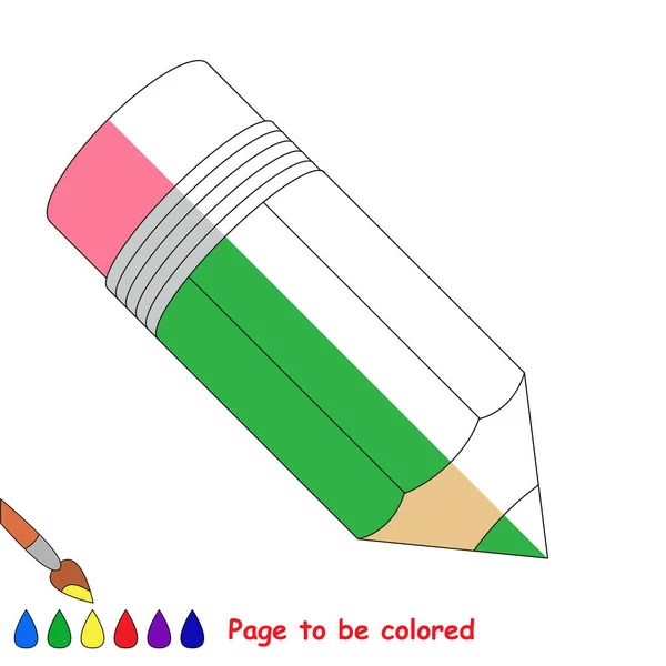 Juego de niño para ser coloreado por ejemplo la mitad . — Archivo Imágenes Vectoriales