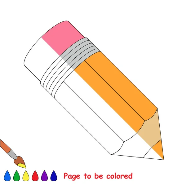 Παιδί παιχνίδι να χρωματίζονται από το παράδειγμα μισό. — Διανυσματικό Αρχείο