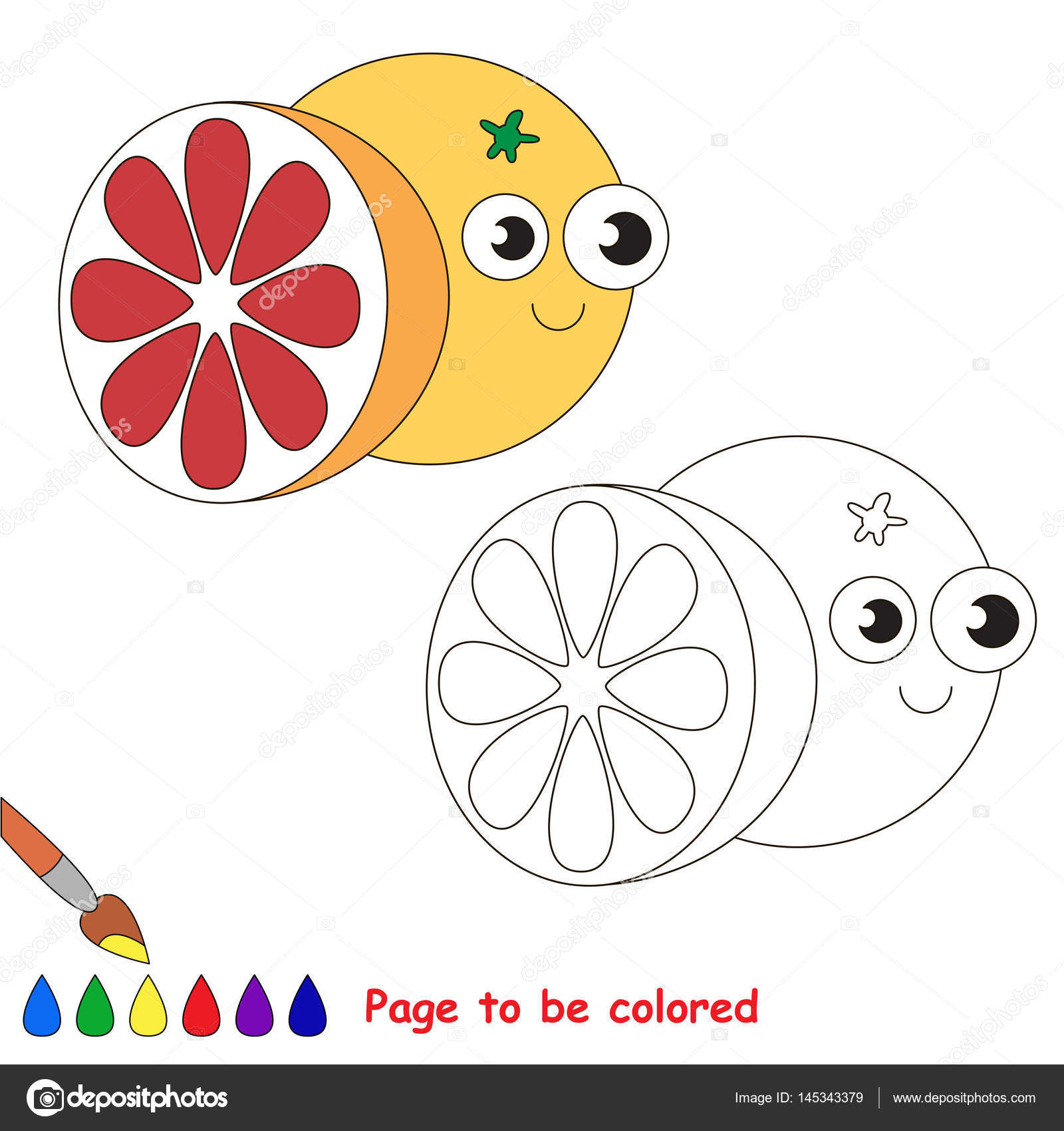 Jogo de colorir crianças. Página educacional para ser colorido . imagem  vetorial de Anna_Mikhailova© 145587775