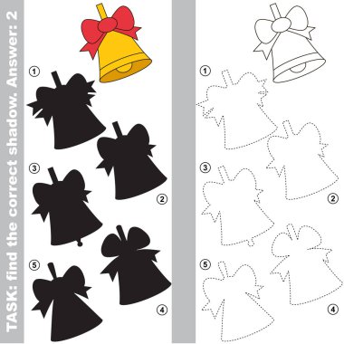 Doğru doğru gölge, eğitim çocuk oyun bulmak.