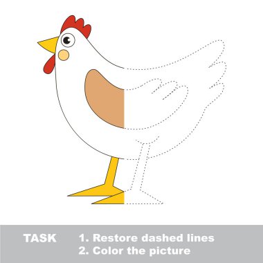 Renkli için vektör izleme çocuklar için oyun yarım izleme oyunu.