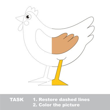 Renkli için vektör izleme çocuklar için oyun yarım izleme oyunu.