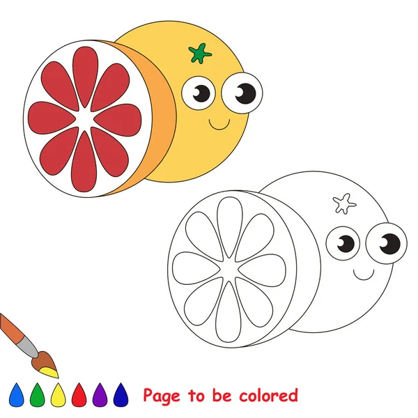 Sayfa renkli, basit eğitim çocuklar için oyun olmak. — Stok Vektör