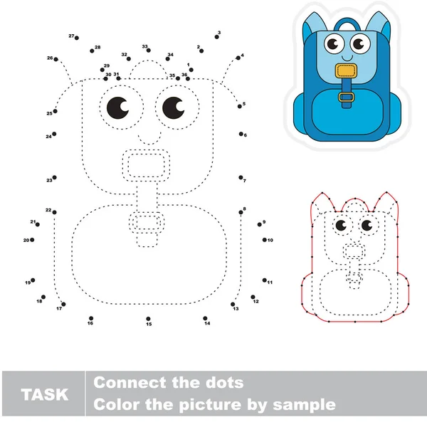 Vettore traccia gioco educativo per bambini in età prescolare . — Vettoriale Stock