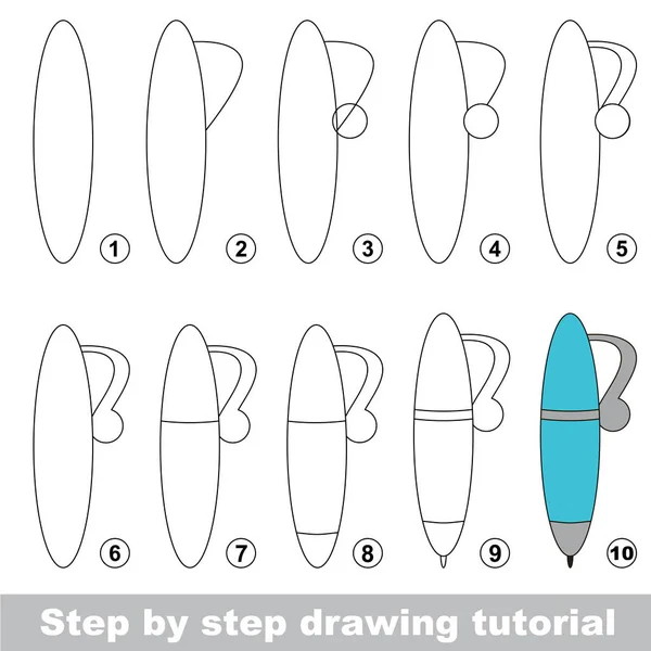 Jogo Infantil Para Desenvolver Habilidade De Desenho Com Nível De Jogo Fácil  Para Crianças Pré-escolares Desenhando Tutorial Para Ilustração Stock -  Ilustração de enigma, isolado: 233490421