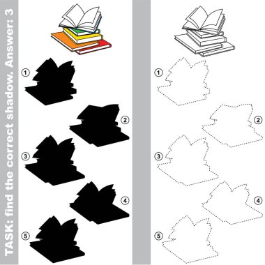 Doğru doğru gölge, eğitim çocuk oyun bulmak.