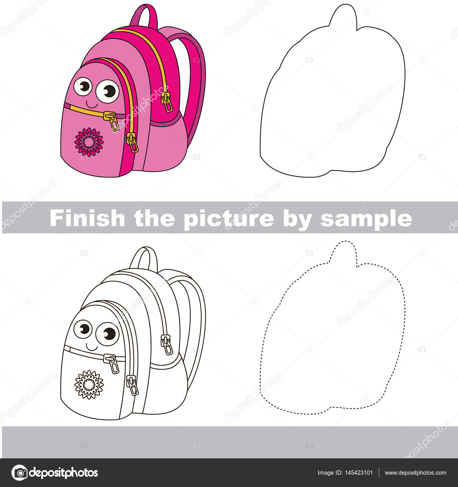 drawing worksheet for preschool kids with easy gaming level of difficulty simple educational game for kids to finish the picture by sample and draw the - Preschool Drawing Worksheets drawing worksheet for preschool kids with easy gaming level of difficulty simple educational game for kids to finish the picture by sample and draw the - Preschool Drawing Worksheets