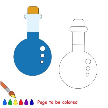 Sayfa renkli, basit eğitim çocuklar için oyun olmak.