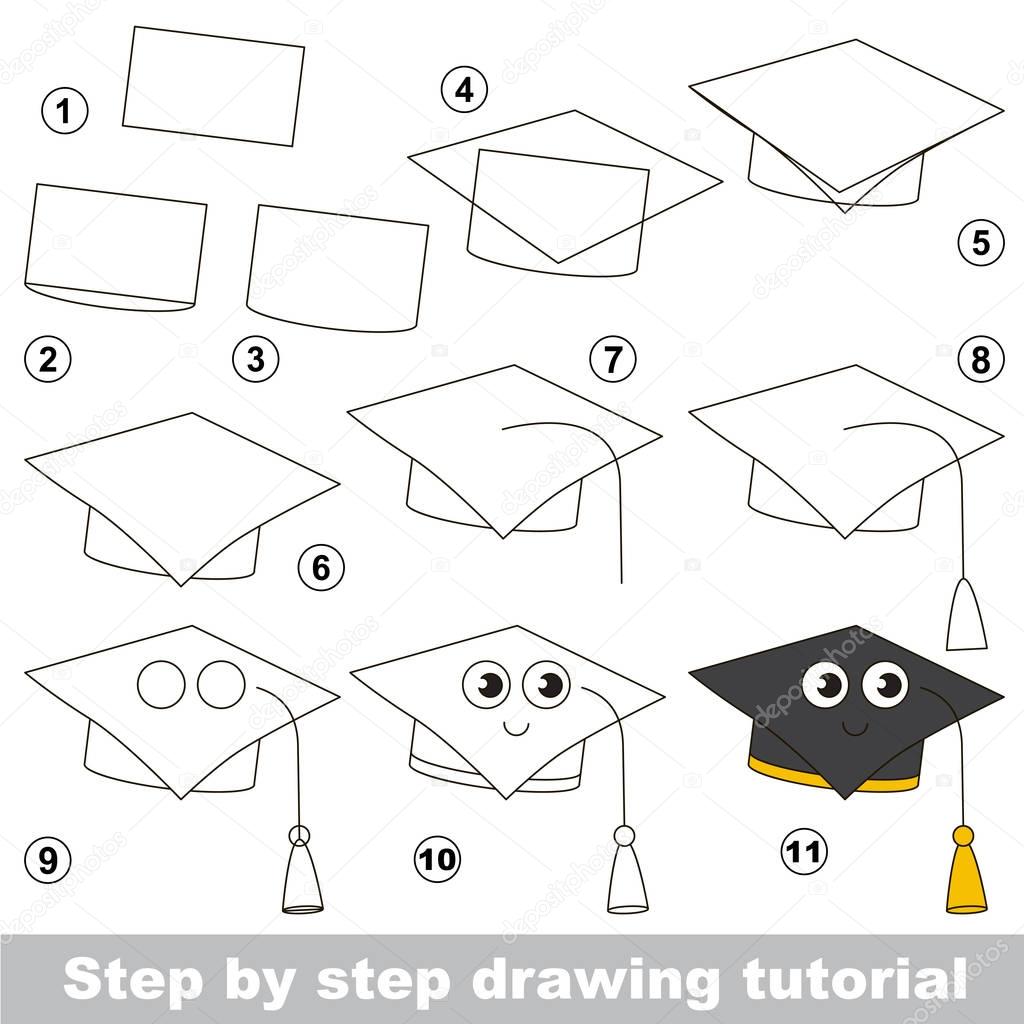 Download Simple kid educational game. Drawing tutorial. — Stock Vector © Anna_Mikhailova #145420401