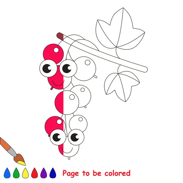 Página a colorear . — Vector de stock