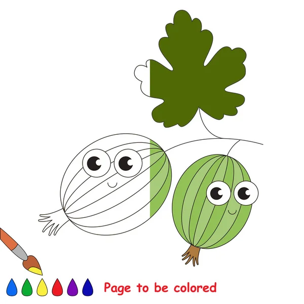 Page à colorer . — Image vectorielle