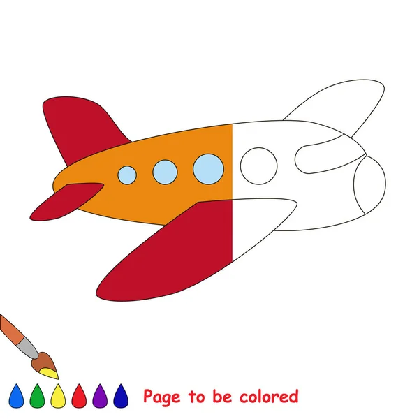 Máquina. Media página para ser coloreado . — Archivo Imágenes Vectoriales