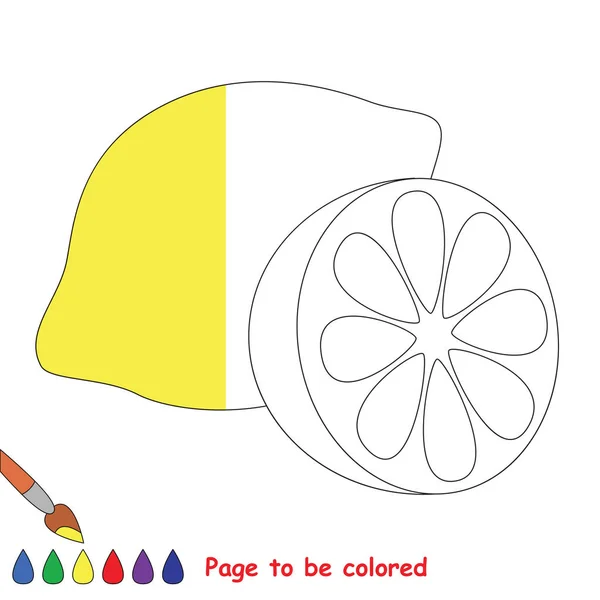 Página a ser colorida . — Vetor de Stock