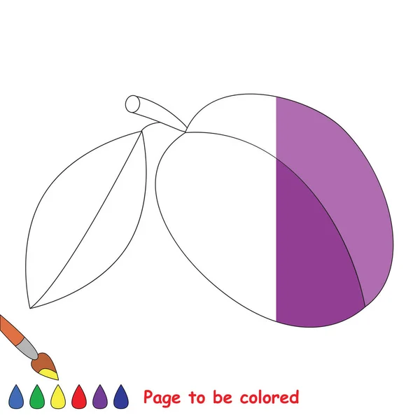 Página a ser colorida . — Vetor de Stock