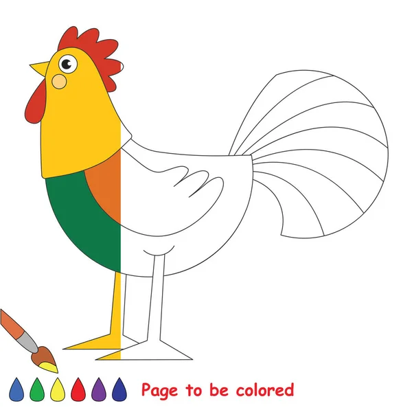 Página a colorear . — Vector de stock