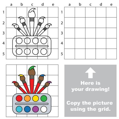 Kılavuz olarak kullanarak resim kopyalama.