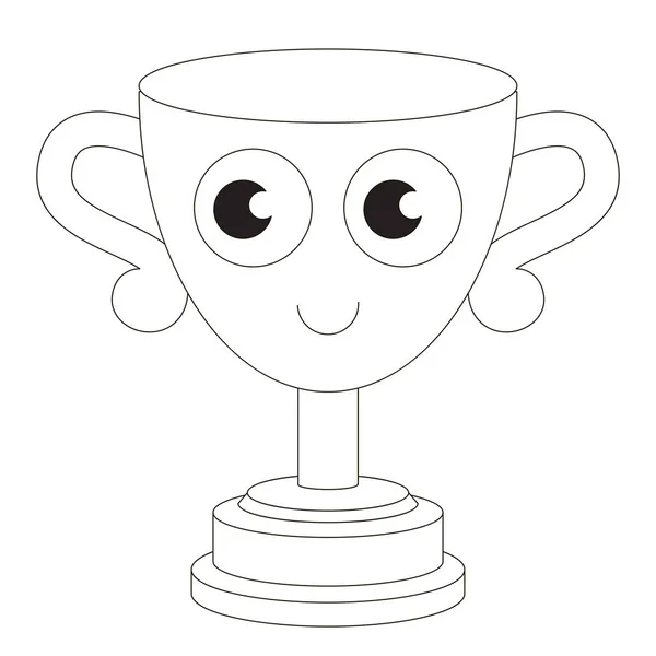 Kleurplaat Beker Winnaar / / Vectorafbeelding winnaar ...