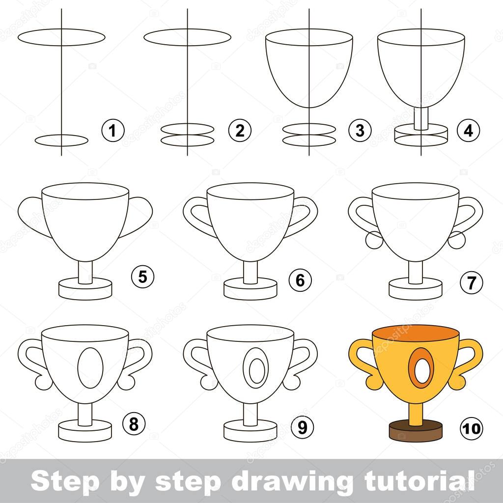 Drawing tutorial for preschool children.