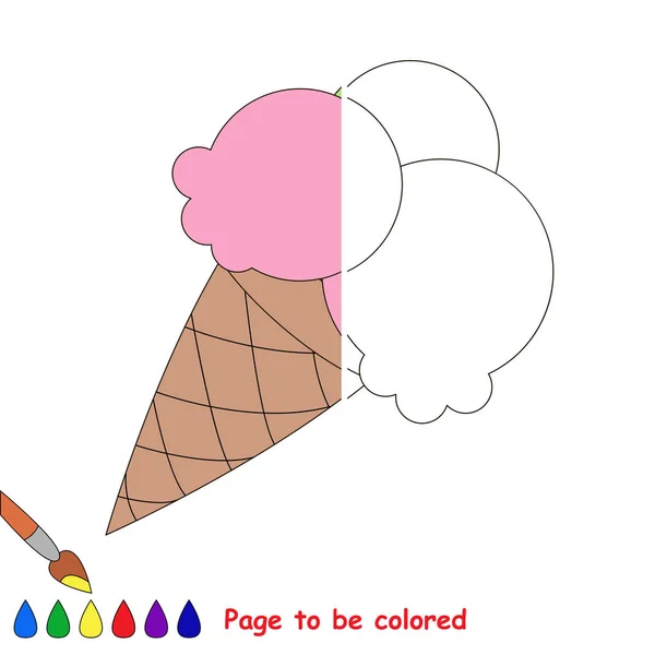 Página a colorear . — Vector de stock