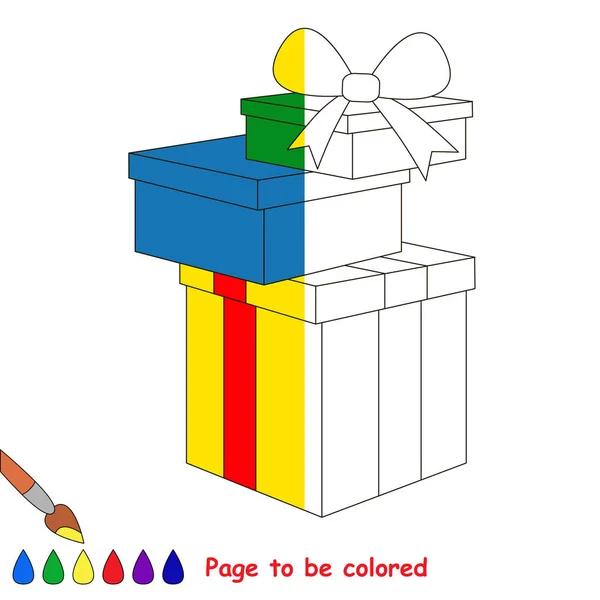 Página a colorear . — Vector de stock