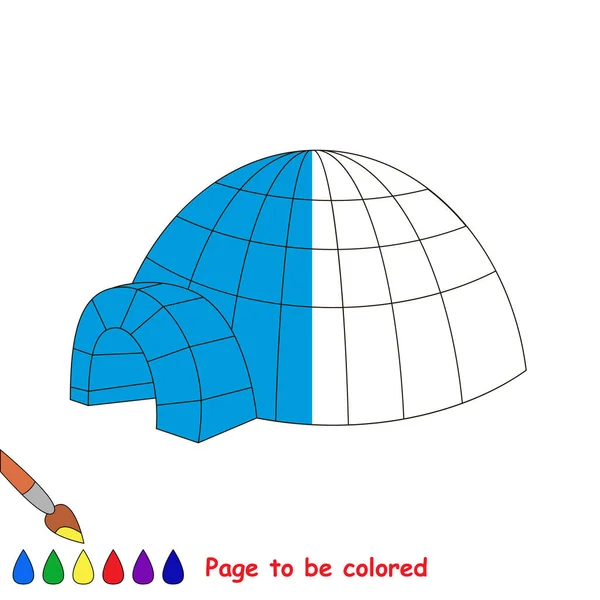 Página a ser colorida . — Vetor de Stock