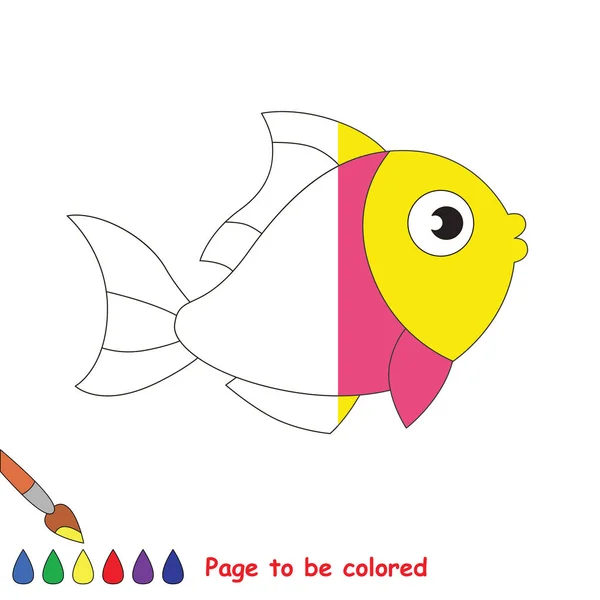 Page à colorer . — Image vectorielle