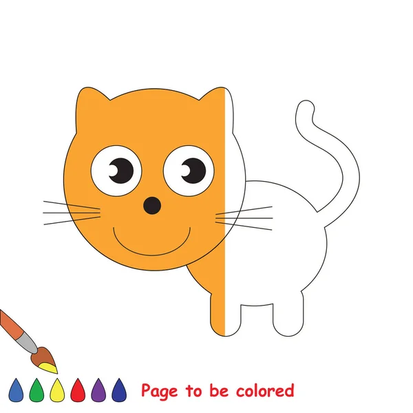 Page à colorer . — Image vectorielle