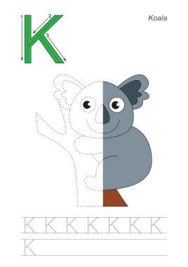 Yarım izleme harfi c için oyun