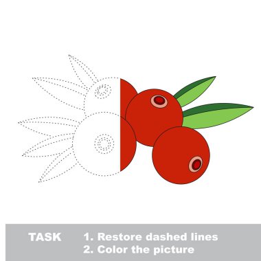 Vektör izleme oyun berry ile.