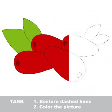 Vektör izleme oyun berry ile.