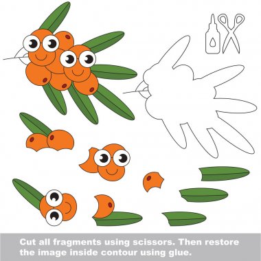 Kağıt çocuk oyunu. Buck Thorn ile çocuklar için kolay uygulama