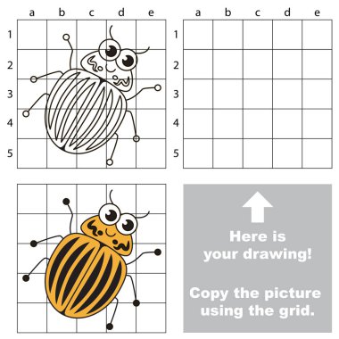 Kılavuz kullanarak görüntüyü kopyalayın. Patates hata.