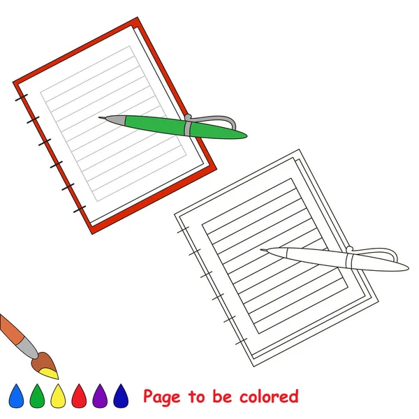 Página a ser colorida . —  Vetores de Stock