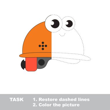 Güç aracı renkli olabilir. Vektör izleme oyunu.