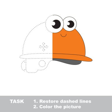 Güç aracı renkli olabilir. Vektör izleme oyunu.