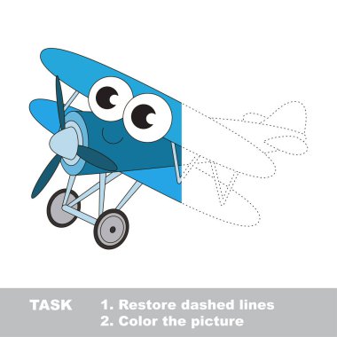 Oyuncak çocuk taşıma renkli olabilir. Vektör izleme oyunu.