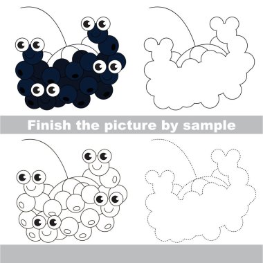 Berry. Çekme çalışma sayfası.