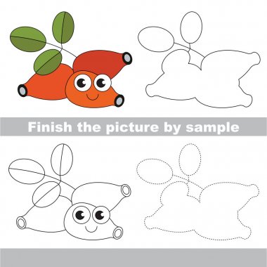 Berry. Çekme çalışma sayfası.