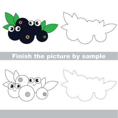 Berry. Çekme çalışma sayfası.
