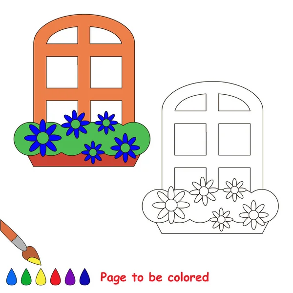 Página a colorear . — Vector de stock