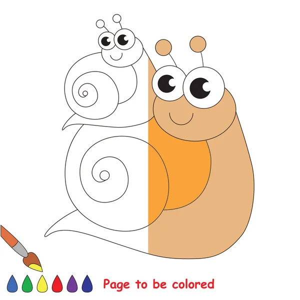 Page à colorer . — Image vectorielle