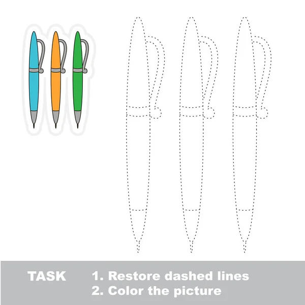 Rastros de vectores juego . — Vector de stock