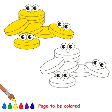 Sayfa renkli, basit eğitim çocuklar için oyun olmak.