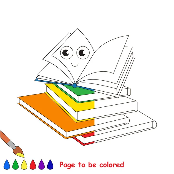 Jeu d'enfant à colorer par l'exemple moitié . — Image vectorielle