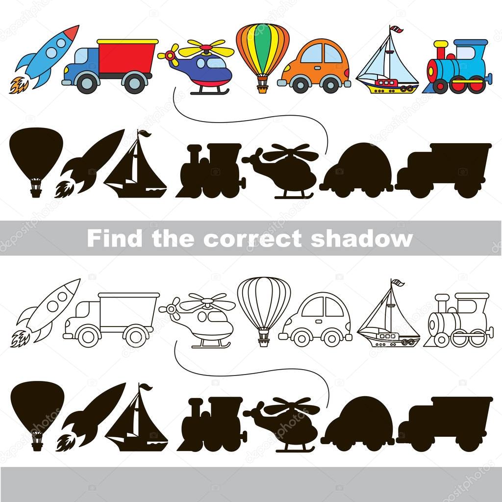 Find correct shadow.