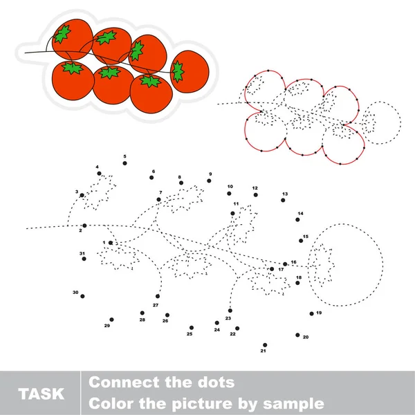 Vector trace onderwijsspel voor preschool kinderen. — Stockvector