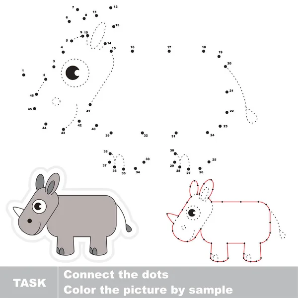 Jeu éducatif de trace vectorielle pour les enfants d'âge préscolaire . — Image vectorielle