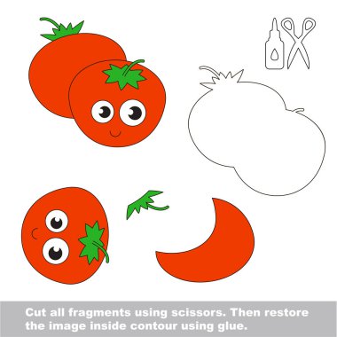 Kağıt çocuk oyunu. Çocuklar için kolay uygulama.