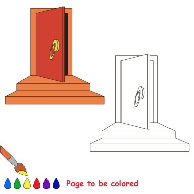 Sayfa renkli, basit eğitim çocuklar için oyun olmak.